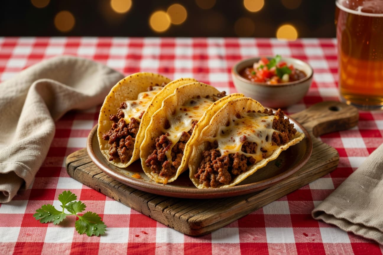 Classic Ground Beef Hard Tacos