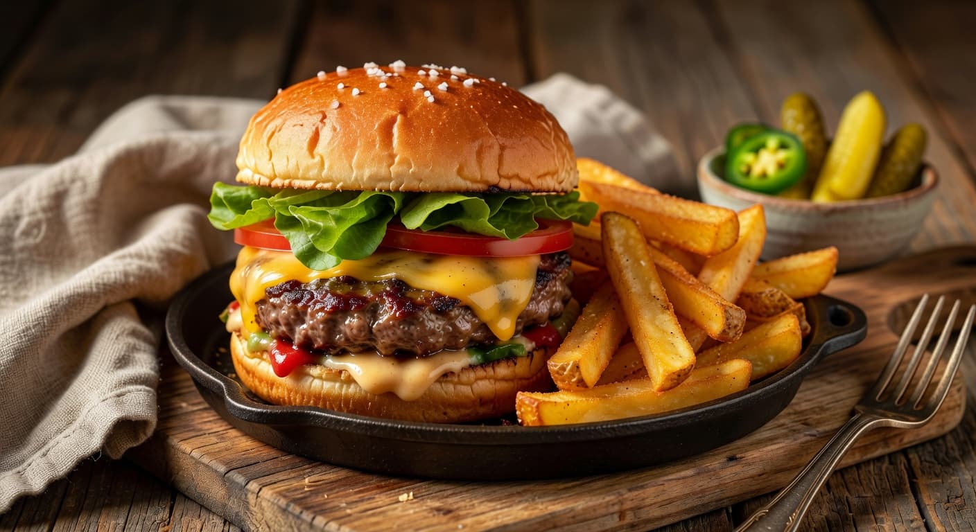 Great American Hamburger & Crispy Potato Fries