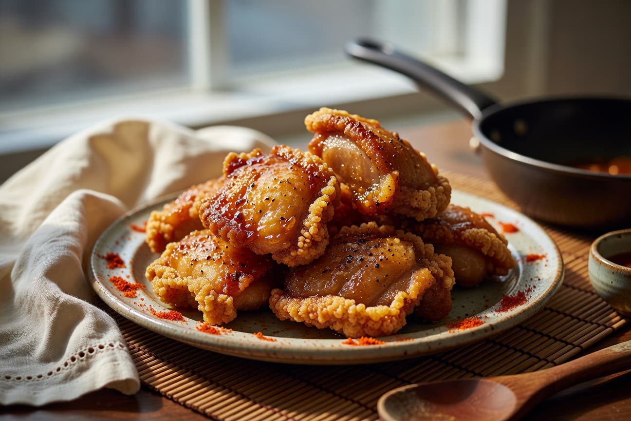 Dakgangjeong (Korean Crispy Soy Garlic Chicken)