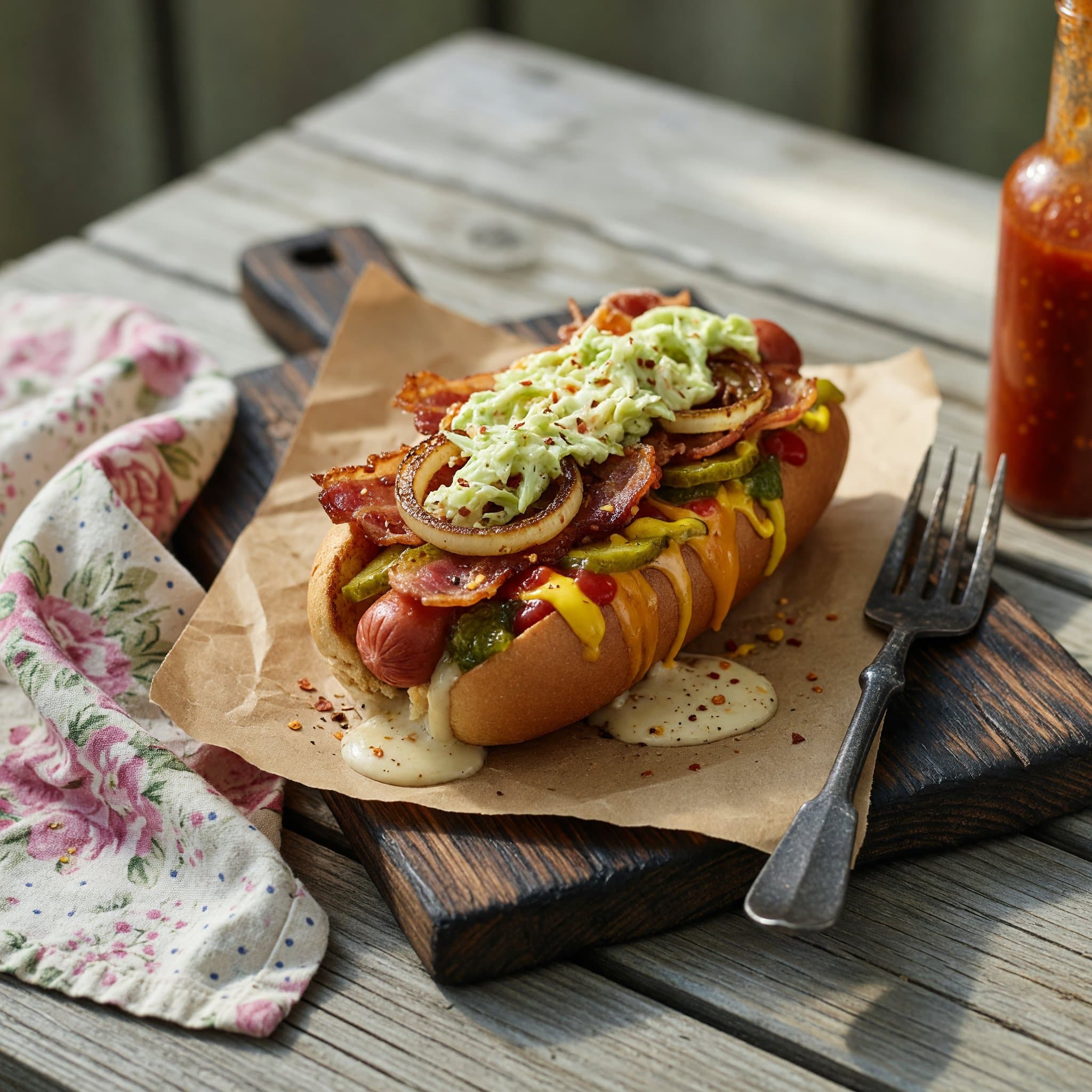 Fully Loaded American Hotdog