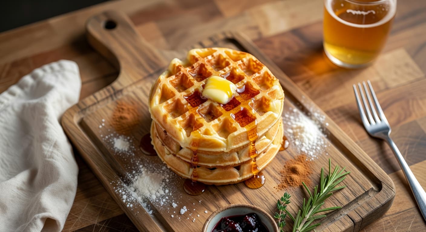 Homemade Belgian Waffle Recipe