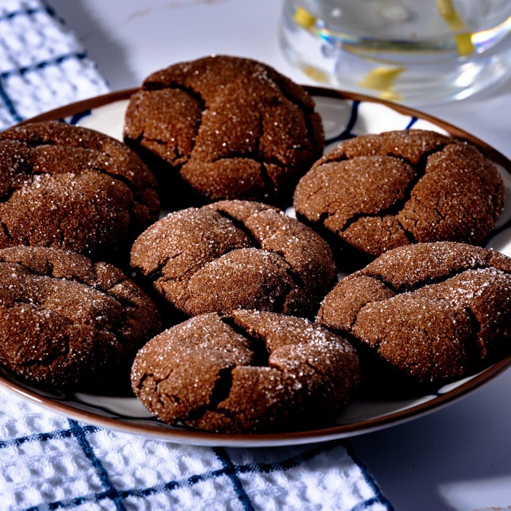 Chewy Chocolate Sugar Cookies