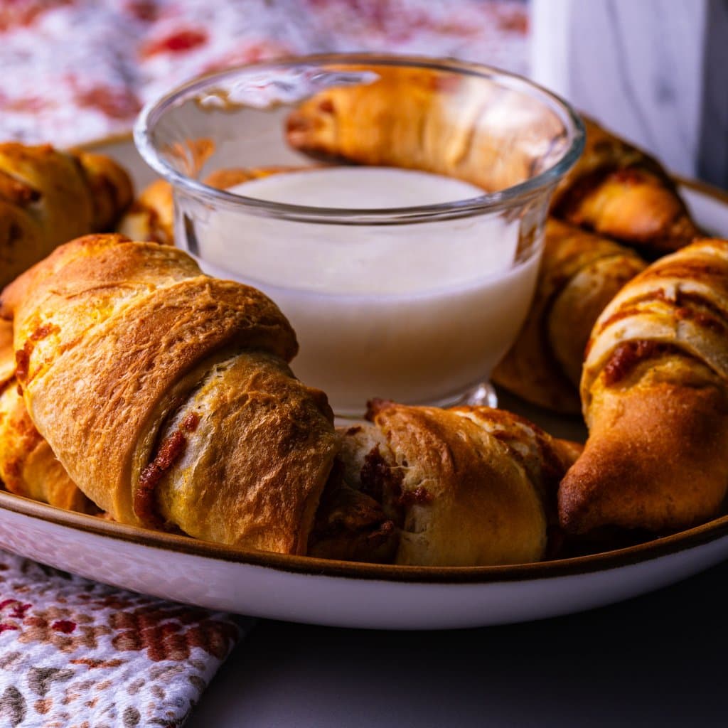 Pumpkin Pie Stuffed Crescent Rolls