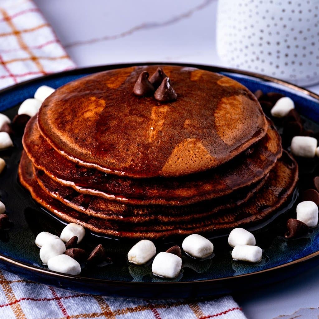 Hot Cocoa Pancakes
