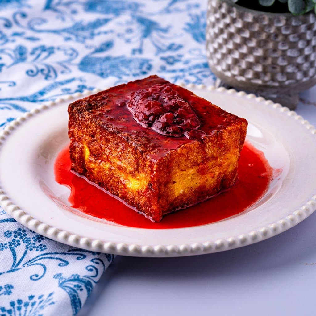 Strawberry Cheesecake Hong Kong French Toast